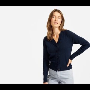 Everlane Cashmere Varsity Cardigan, Size S